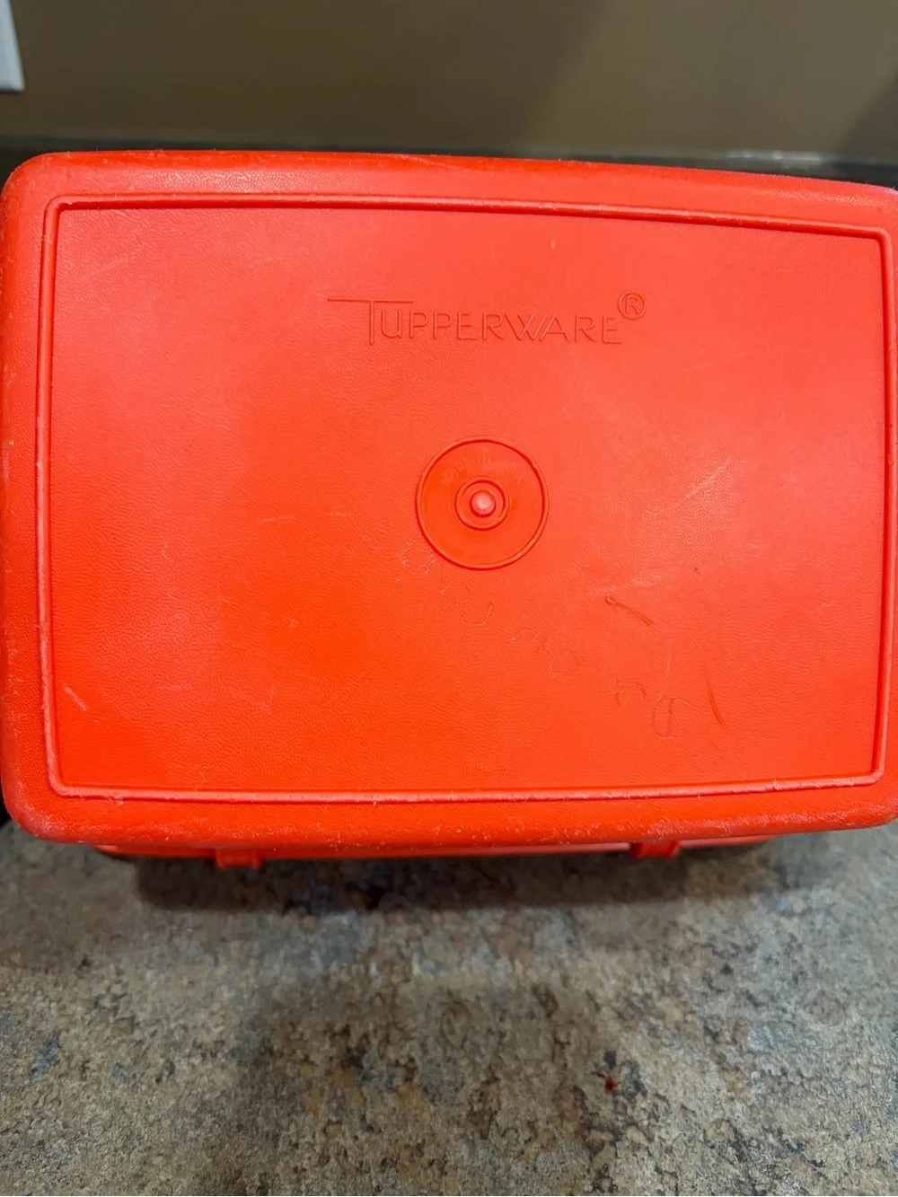 Tupperware Vintage Pack N Carry Retro Lunch Box Set